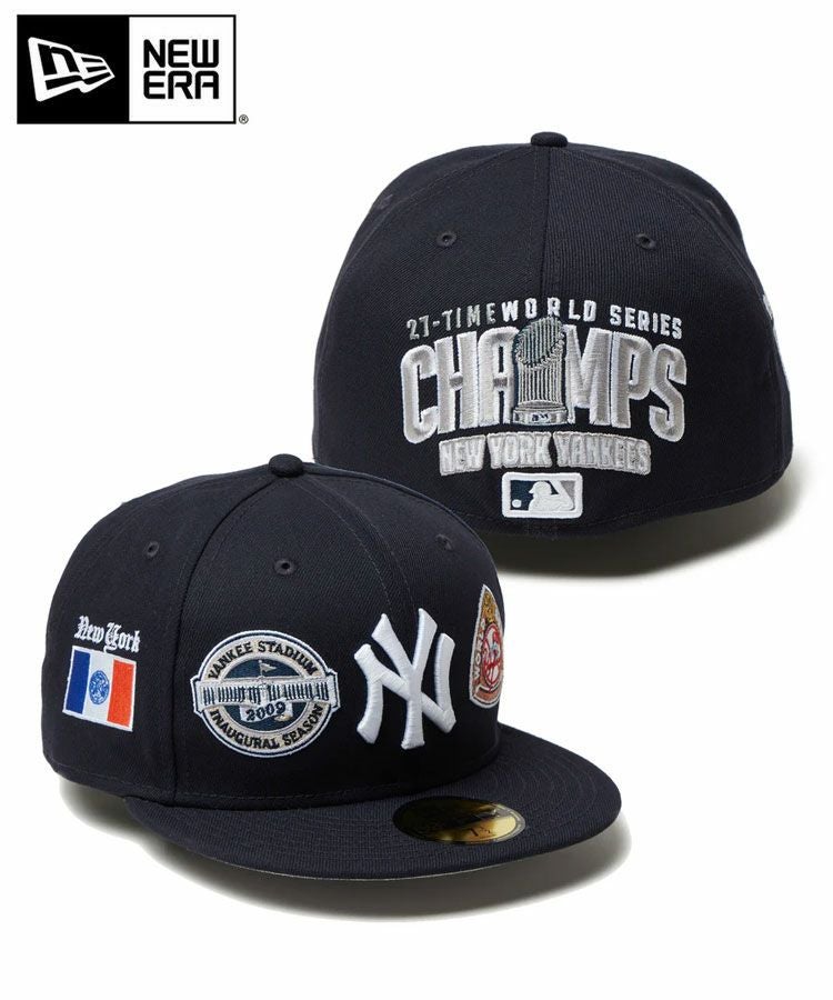 59FIFTY MLB Allover ニューヨーク・ヤンキース / ネイビー [14307693]