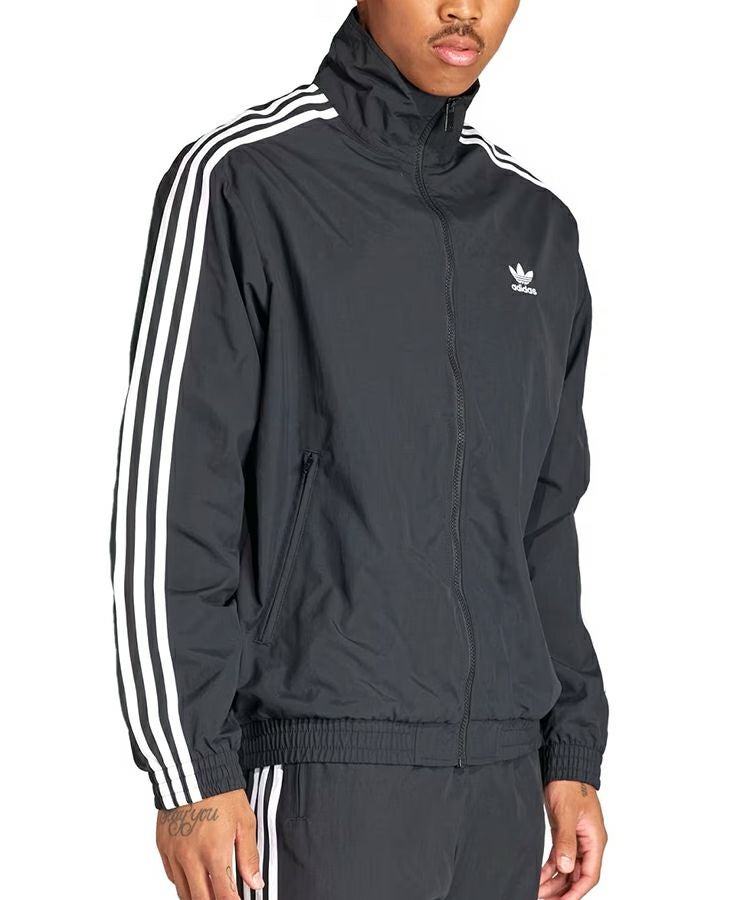 ADICOLOR WOVEN FIREBIRD TRACKTOP【TOPS】/ ブラック [IT2491]