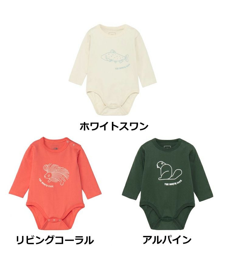 B L/S Cotton Rompers (ロングスリーブコットンロンパース) ベビー / 3