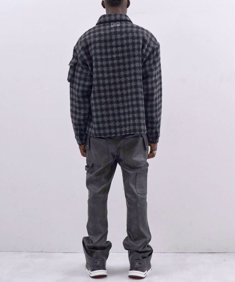 MILITARY CHECK JACKET / ブラック [MCJ01BK]