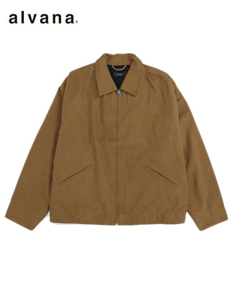 ブラウン ジャケット DUCK WOOL SHORT JACKET / ブラウン [ALV-90141]