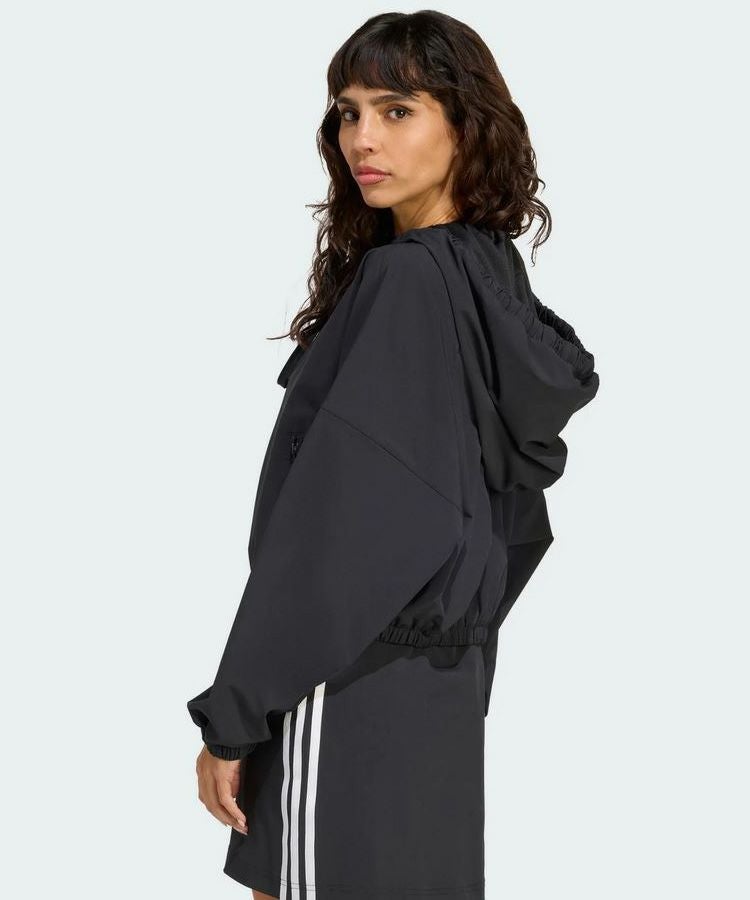 adidas アディダス RIBBON TRACKTOP adidas Ribbon Off Placed 3-Stripes Tracktop Black | Queens