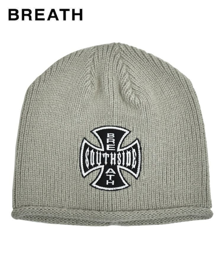 SOUTHSIDE CROSS DAMAGE BEANIE / ダスト [BR25AW-AC8006]