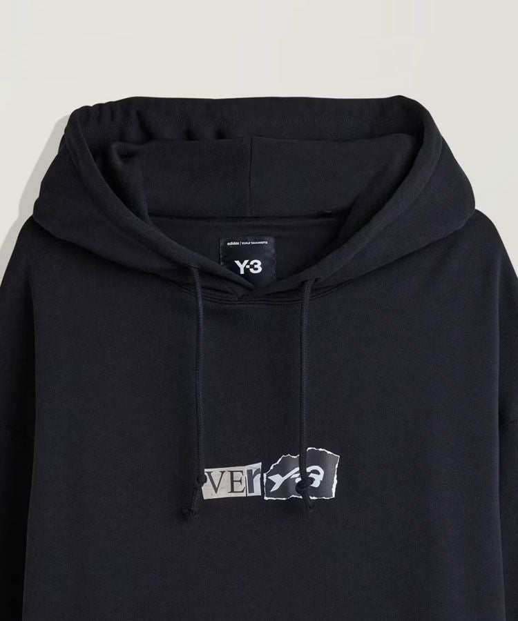 Y-3 BRUSHED TERRY GFX HOODIE / ブラック [KR2208]