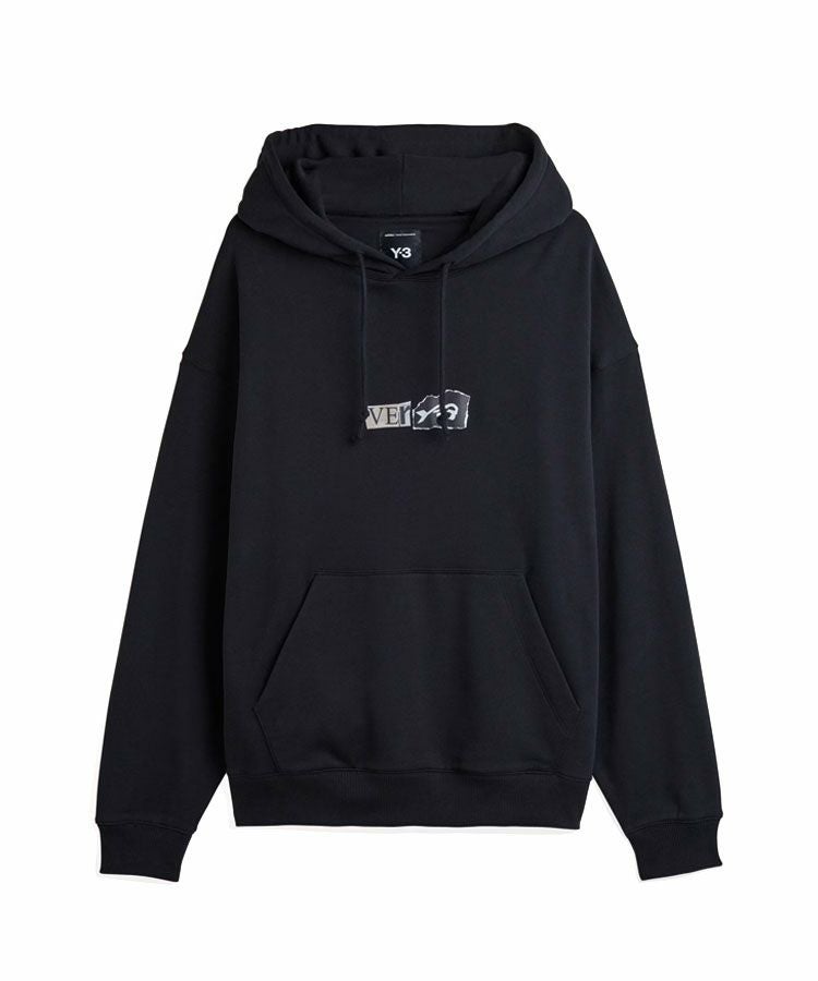 Y-3 BRUSHED TERRY GFX HOODIE / ブラック [KR2208]