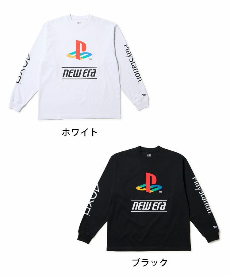 長袖 オーバーサイズド コットン Tシャツ PlayStation