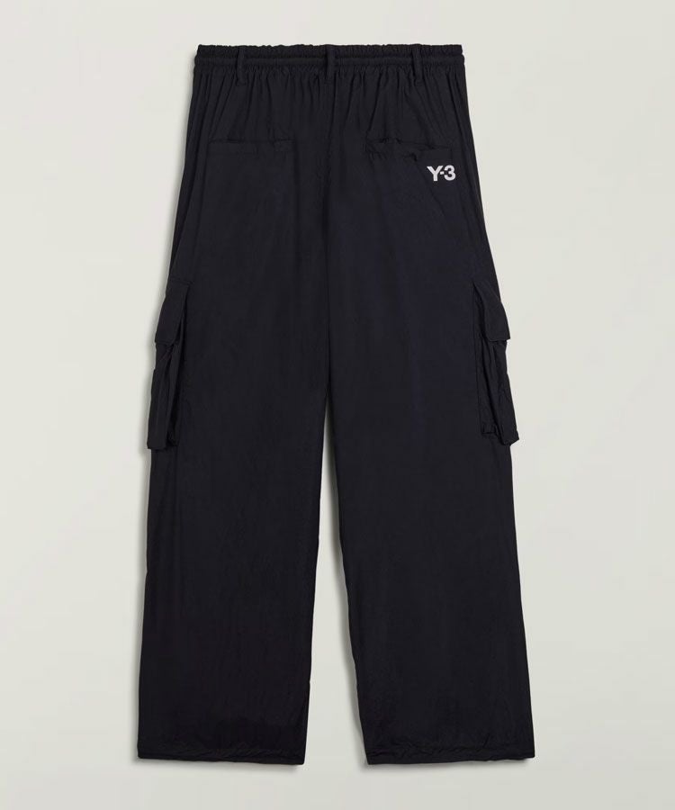 Y-3 NYLON WIRED 3 STRIPES CARGO PANTS / ブラック [KF1087]