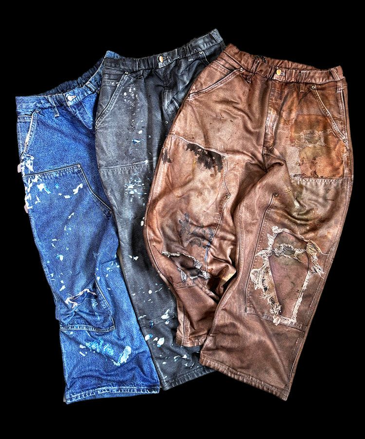 PRINT DUCK WIDE PANTS / デニム [26SS-PT-002CH]