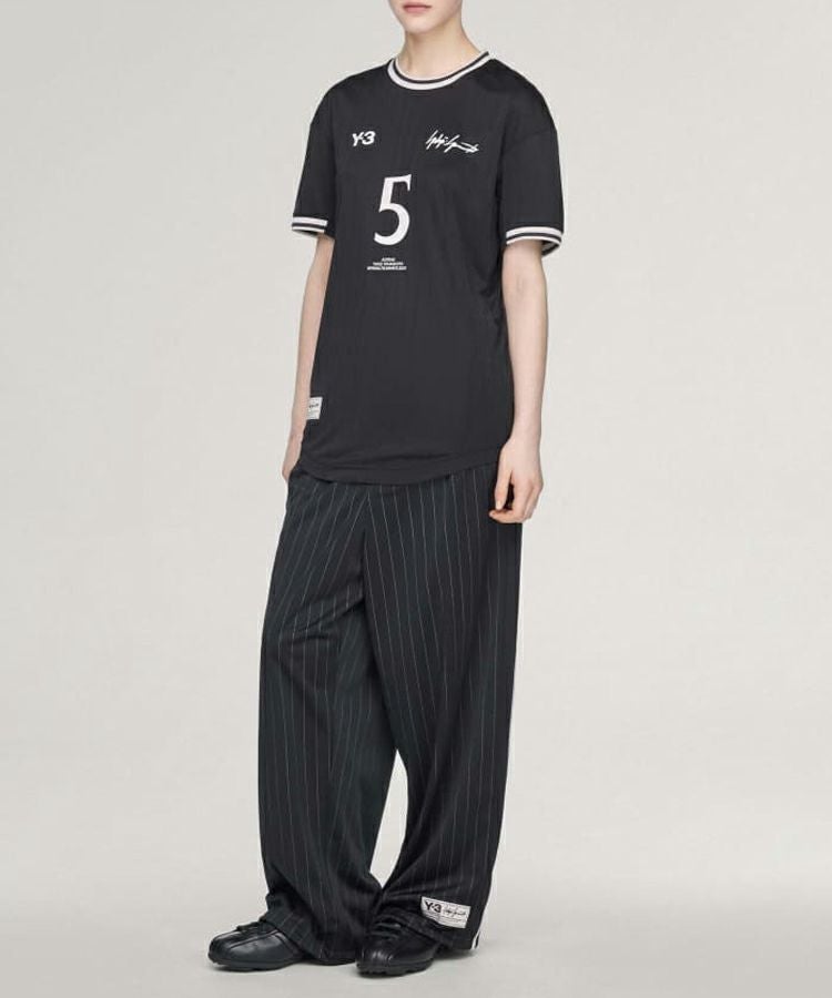 Y-3 ELITE 5 SHORT SLEEVE FOOTBALL TEE / ブラック [KS5122]