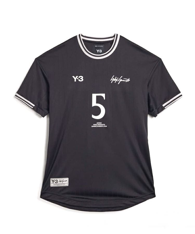 Y-3 ELITE 5 SHORT SLEEVE FOOTBALL TEE / ブラック [KS5122]
