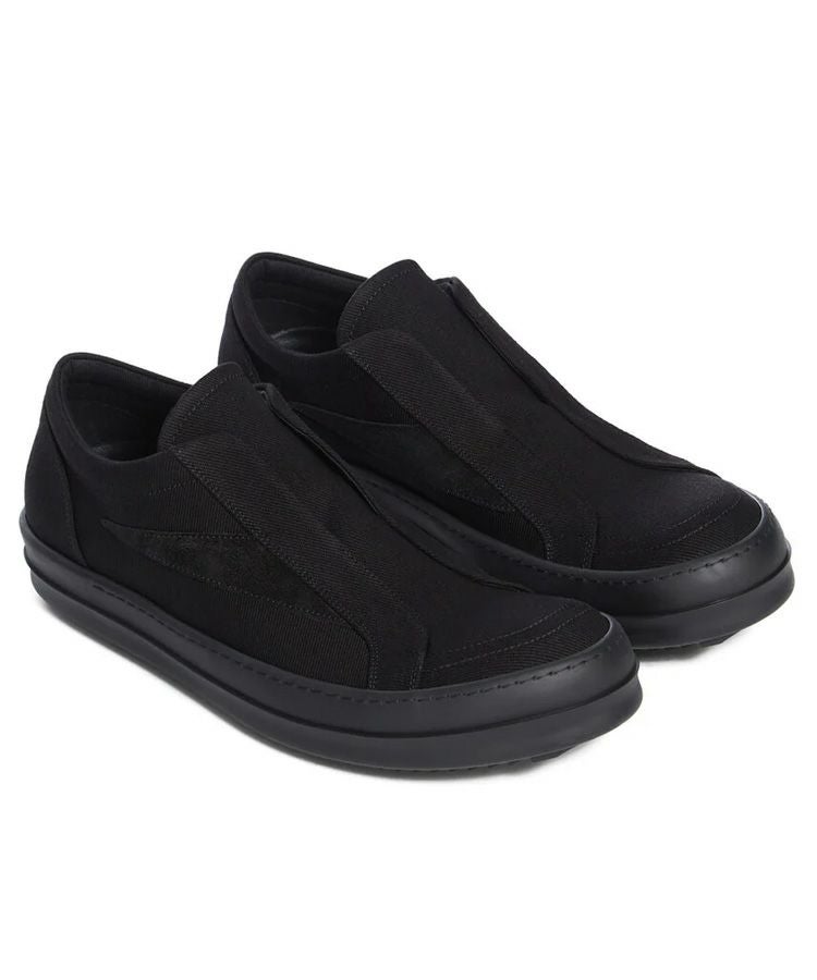LACELESS VINTAGE SNEAKS / オールブラック [DU01F4811 DOLVS]