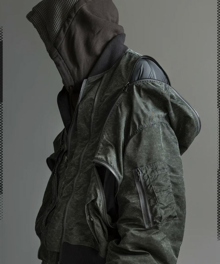 ZIPPER BUG MA-1 / カーキ [MYK-JK-01]