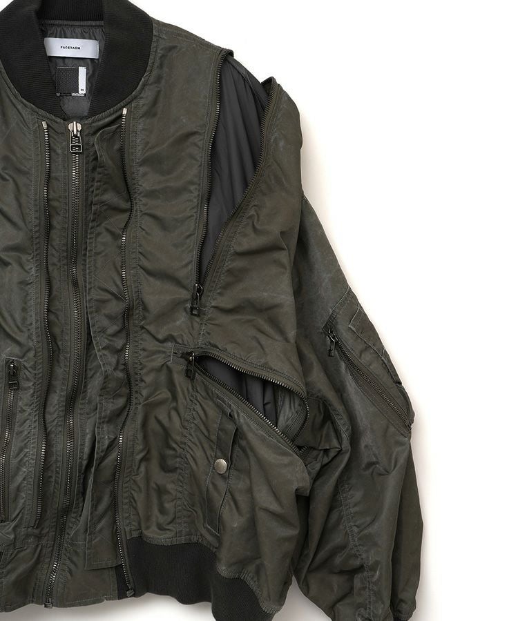 ZIPPER BUG MA-1 / カーキ [MYK-JK-01]