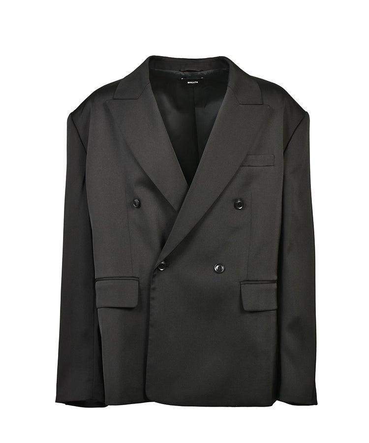 OVERSIZE DOUBLE JACKET / ブラック [BR26SS-O0005]