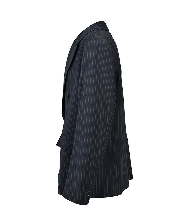 OVERSIZE DOUBLE JACKET / ネイビーストライプ [BR26SS-O0005]