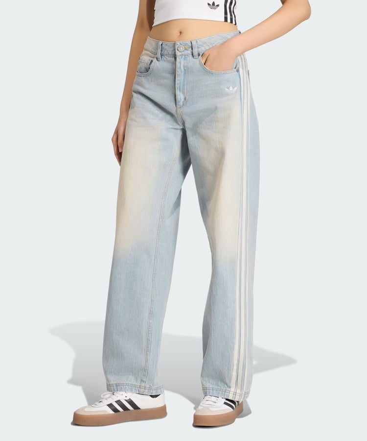 adidas ORIGINALS BUGGY DAD JEANS / 2カラー