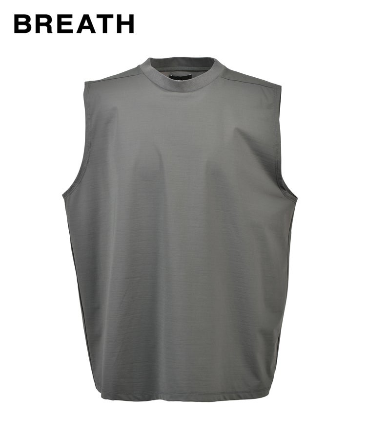 BREATH ブレス タンクトップ ノースリーブ NEWRICH NO SLEEVE BR25SS-C5013 グレー ダスト XL 中古 4b006727 BREATH ブレス タンクトップ ノースリーブ NEWRICH NO SLEEVE BR25SS
