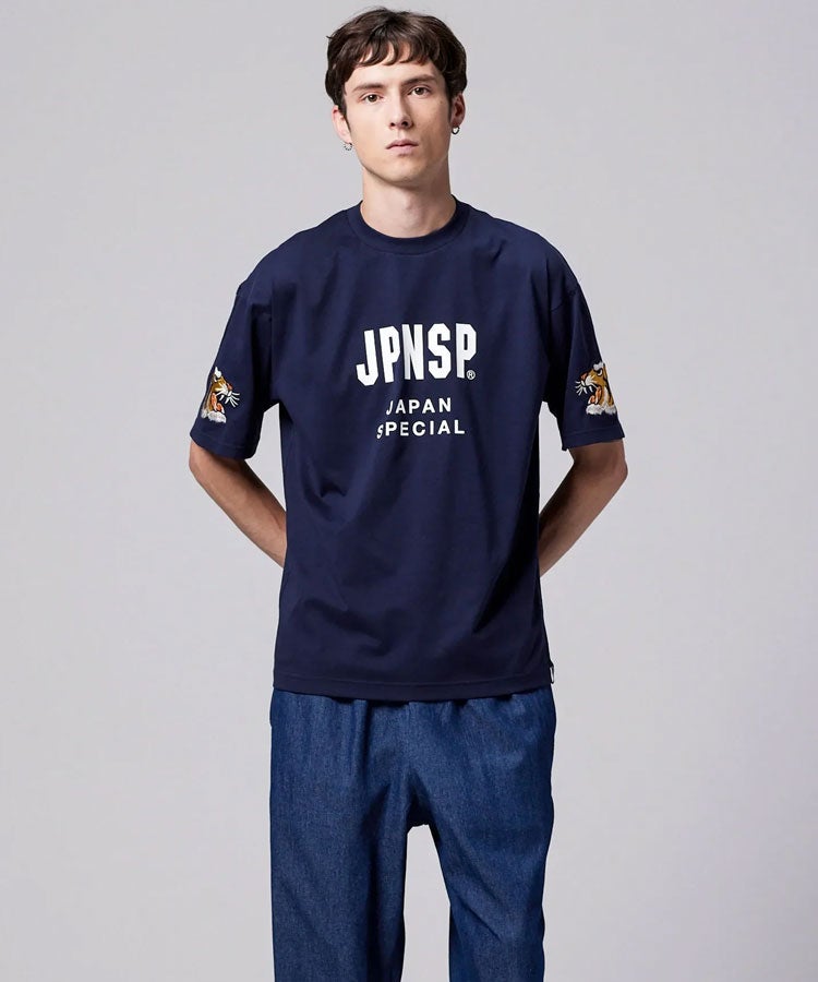 ノンダウン ジャパンスペシャル アーム刺繍 Tシャツ / 3カラー [TAION
