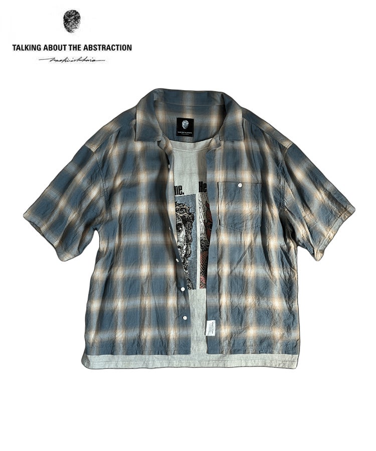 TRANSFER LAYERED STYLE S/S SH / ブラック [26SS-SH-004]