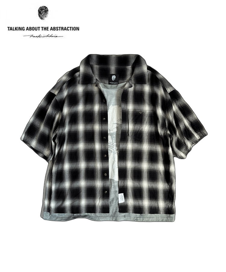 TRANSFER LAYERED STYLE S/S SH / ブラック [26SS-SH-004]