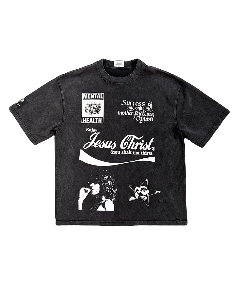 JESUS CHRIST TEE2 / ブラック [26SS-T-008]