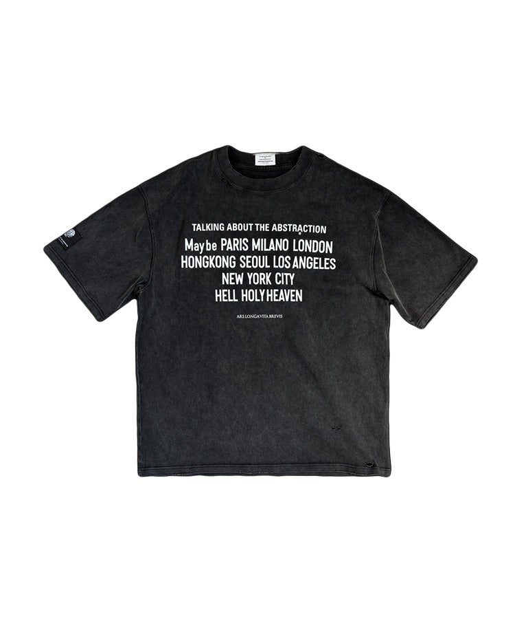 WORLD WIDE TEE / ブラック [26SS-T-025]