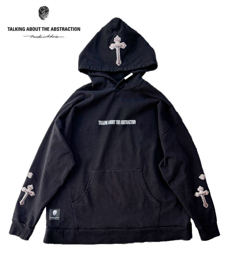 TALKING ABOUT THE ABSTRACTION レザーパーカー TALKING ABOUT THE ABSTRACTION/EX SWEAT ACC PARKA | ROYAL FLASH