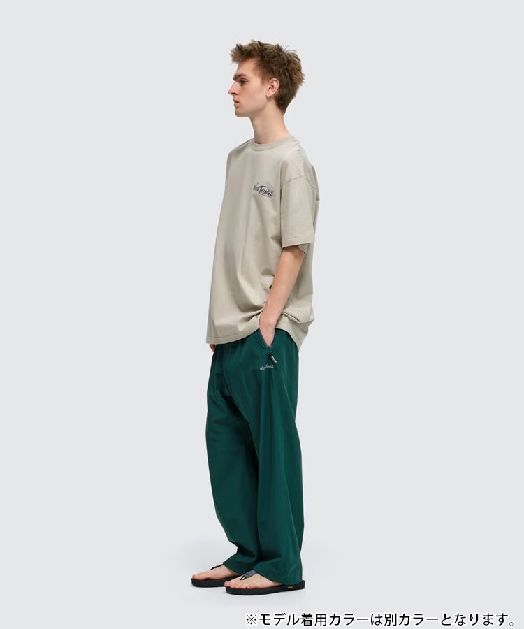 ERASTIC NYLON LAX PANTS (エラスティック ナイロン ラックスパンツ